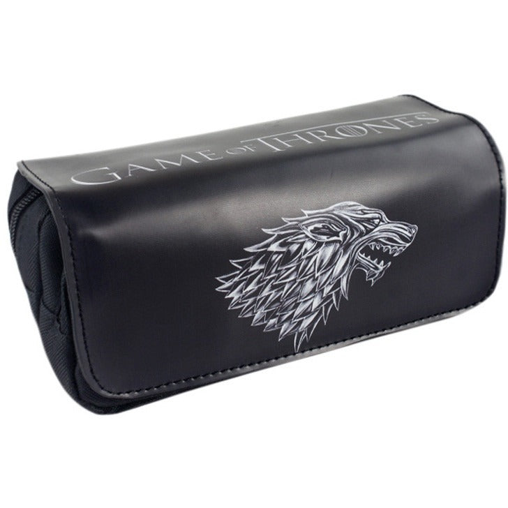 Game of Thrones Wolf Pencil Bag - GamesThroneStore