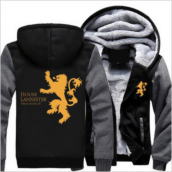 Game of Thrones House Lannister of Casterly Winter Hoodie - GamesThroneStore