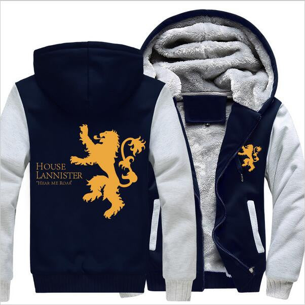 Game of Thrones House Lannister of Casterly Winter Hoodie - GamesThroneStore