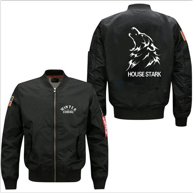 "House Stark" Baseball Jackets - GamesThroneStore