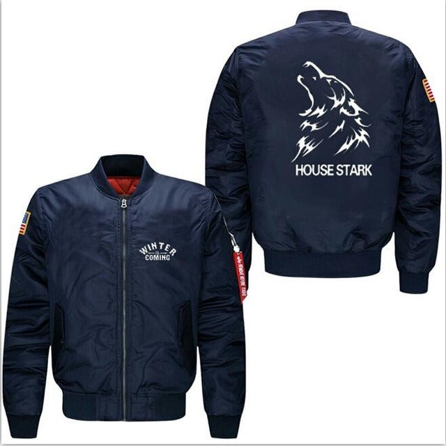 "House Stark" Baseball Jackets - GamesThroneStore