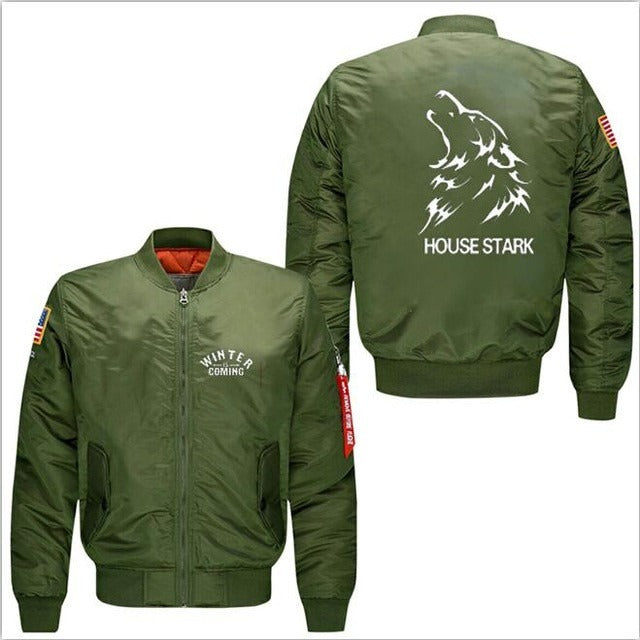 "House Stark" Baseball Jackets - GamesThroneStore