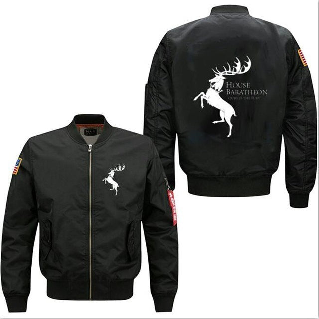 "Ours is the Fury House Baratheon of Storm's End"Jackets - GamesThroneStore