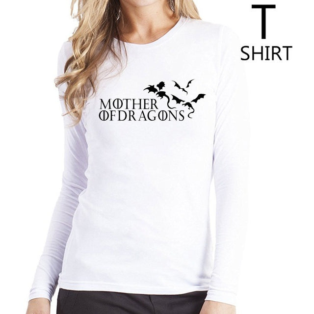 T-shirts Women Game of Thrones "Mother of Dragons" - GamesThroneStore