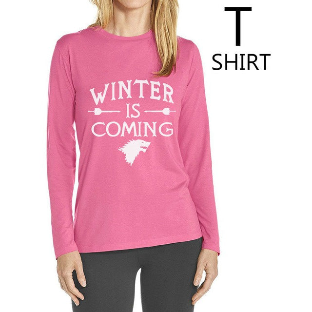 "Winter is coming" women Tshirts -  S-XL - GamesThroneStore