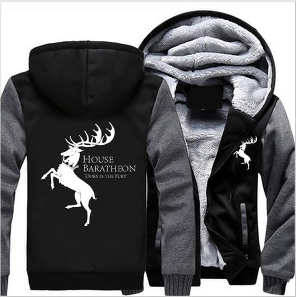 "House Baratheon of Storm's End" Men's Hoodies Sweatshirts - GamesThroneStore