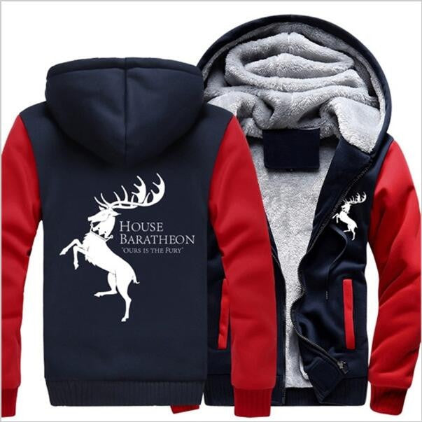 "House Baratheon of Storm's End" Men's Hoodies Sweatshirts - GamesThroneStore