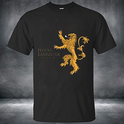 "Lannister Logo" T-Shirt - GamesThroneStore